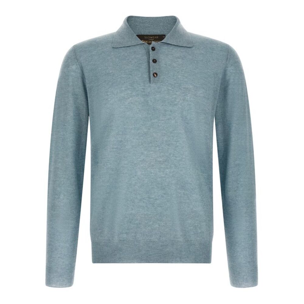 ZANONE Blue Cashmere Men's Cardigan